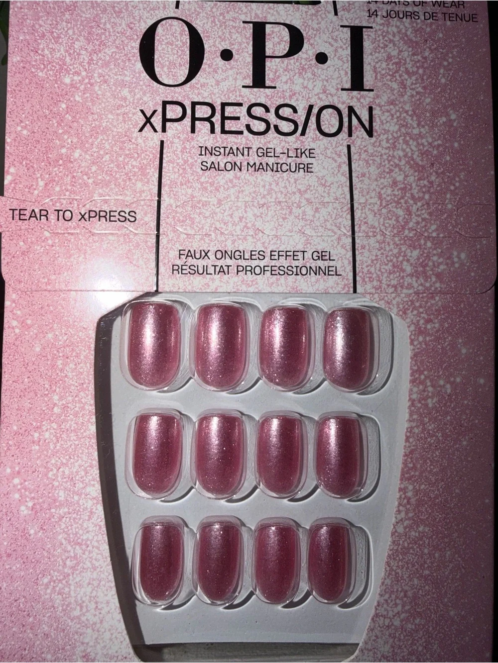 OPI xPRESSiON Pixel Dust Press-On Nails